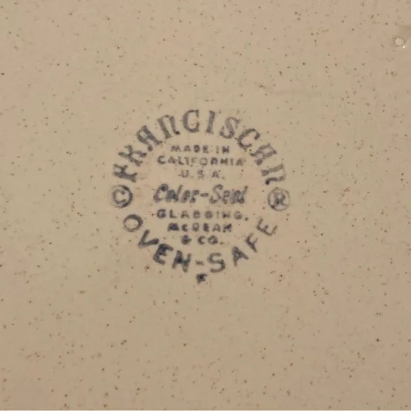 2 Franciscan Starburst Mid-Century Modern Dinner Plates - Picture 6 of 7